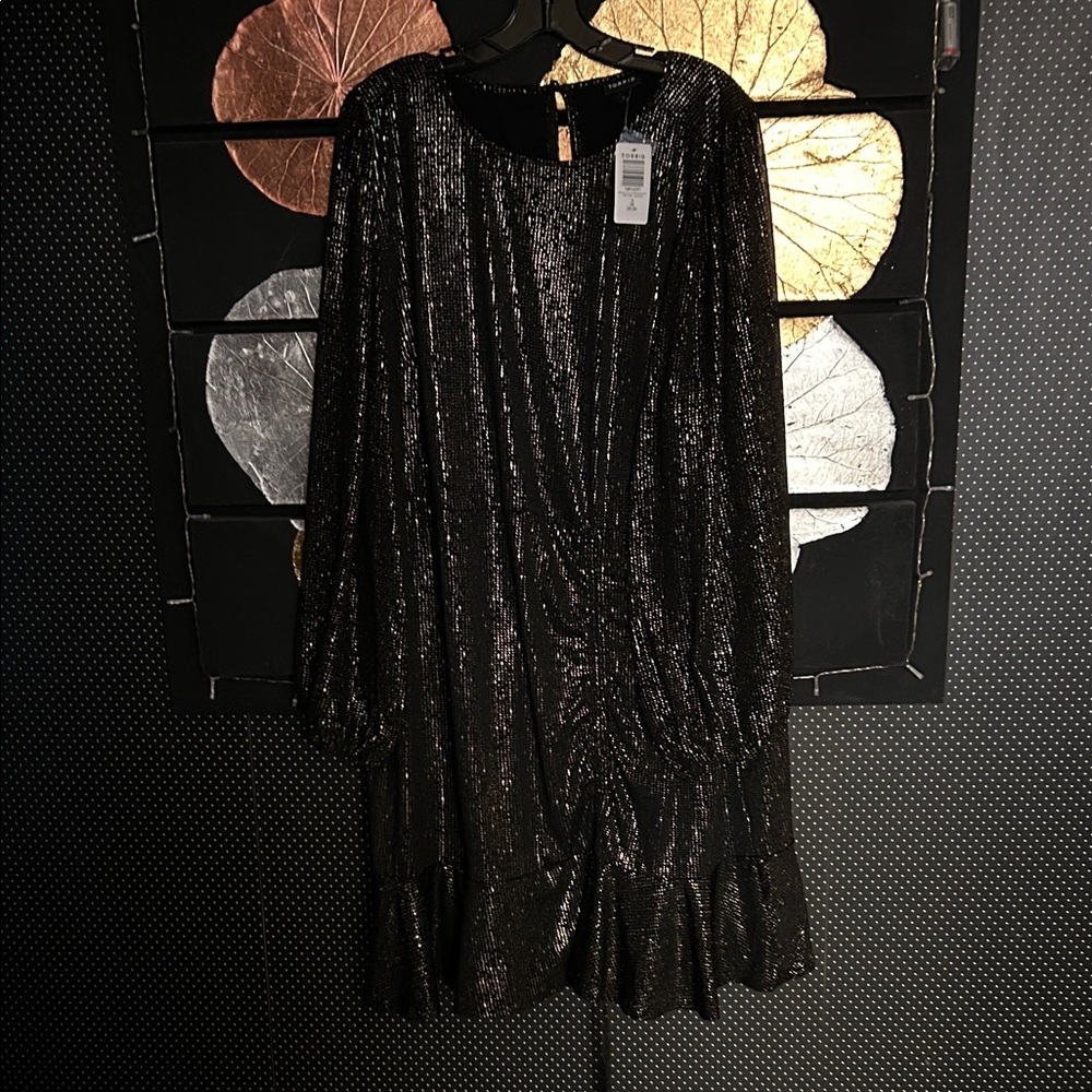 Torrid Black and Gold  Dress 3X